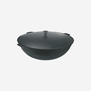 Казан Grillver чугунный 12,0 л. с алюмин. крышкой (Камская посуда) Казан Grillver чугунный 12,0 л. с алюмин. крышкой (Камская посуда)