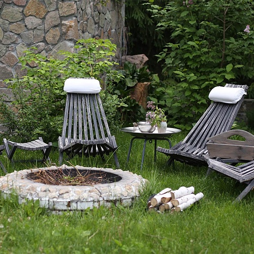 Комплект Concretika Relax (2 кресла с подголовниками + столик) Комплект Concretika Relax (2 кресла с подголовниками + столик)