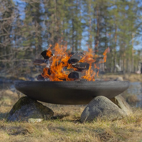 Чаша для костра чугунная Concretika PREMIUM A80 (без основания) Чаша для костра чугунная Concretika PREMIUM A80 (без основания)