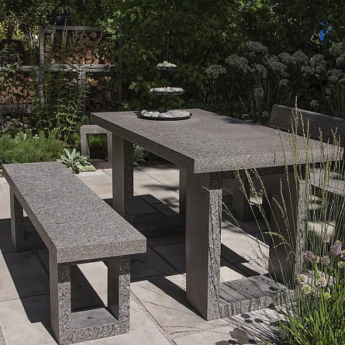 Скамья уличная Concretika 150 (150 х 35 х 45), прямая Скамья уличная Concretika 150 (150 х 35 х 45), прямая