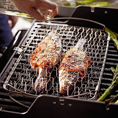 Сетка Weber для жарки рыбы и овощей, большая Сетка Weber для жарки рыбы и овощей, большая