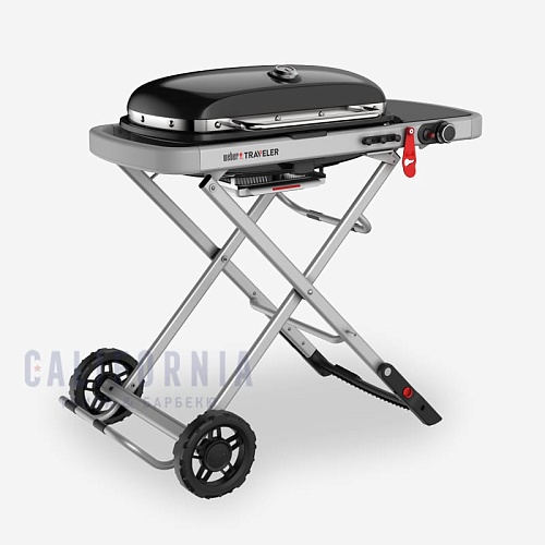 Газовый портативный гриль Weber Traveler черный Газовый портативный гриль Weber Traveler черный