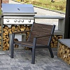 Кресло уличное Concretika Lounge-Lite (78 х 79 х H78), алюминий/павловния Кресло уличное Concretika Lounge-Lite (78 х 79 х H78), алюминий/павловния