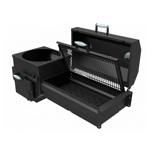 Крышка гриль-барбекю Grillver для Искандер-360 с решеткой из нерж. стали Крышка гриль-барбекю Grillver для Искандер-360 с решеткой из нерж. стали