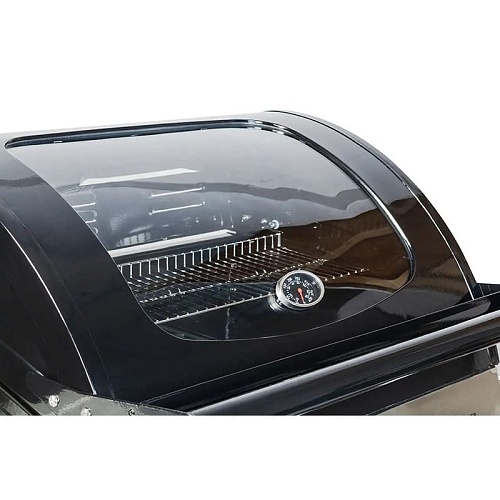 Газовый гриль Sahara S375 стальной+дымчатый (с конфоркой) Газовый гриль Sahara S375 стальной+дымчатый (с конфоркой)