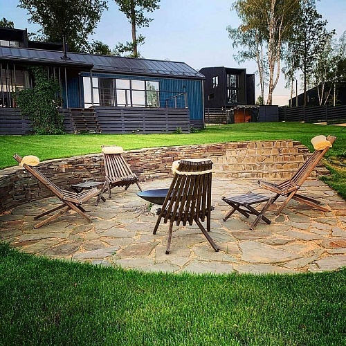 Комплект Concretika Relax (2 кресла с подголовниками + столик) Комплект Concretika Relax (2 кресла с подголовниками + столик)