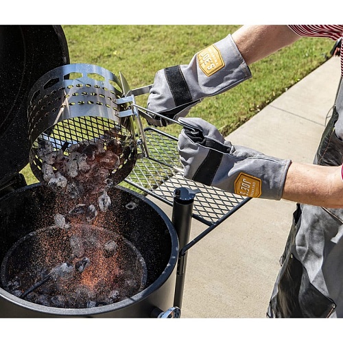 Перчатки Oklahoma Joe`s кожаные Перчатки Oklahoma Joe`s кожаные