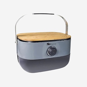 Газовый портативный гриль Sahara Mini BBQ серый Газовый портативный гриль Sahara Mini BBQ серый