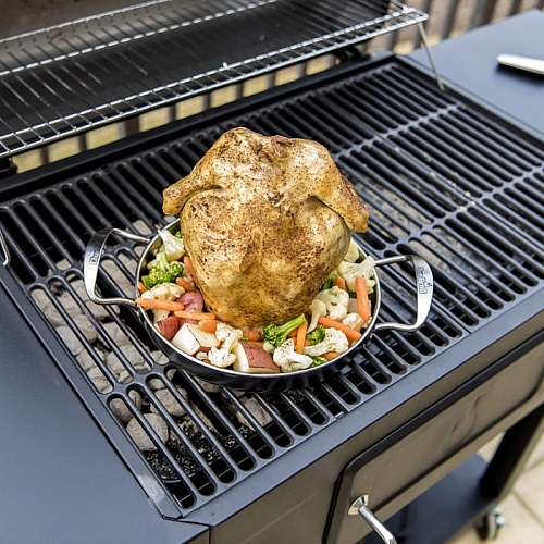 Ростер Char-Broil для курицы с подставкой для емкости Ростер Char-Broil для курицы с подставкой для емкости