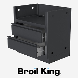 Тумба-основание ONTARIO для гриля Broil King Regal 520 BI с 2-мя выдвижными ящиками (RAL) Тумба-основание ONTARIO для гриля Broil King Regal 520 BI с 2-мя выдвижными ящиками (RAL)