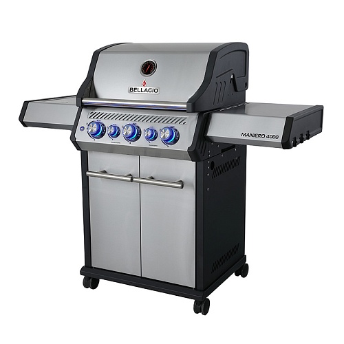 Газовый гриль Bellagio Maniero 4000 стальной (с конфоркой) Газовый гриль Bellagio Maniero 4000 стальной (с конфоркой)