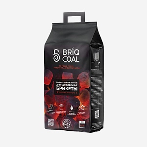 Угольные брикеты BRIQCOAL BriqPAC, 2,5 кг. (пакет) Угольные брикеты BRIQCOAL BriqPAC, 2,5 кг. (пакет)