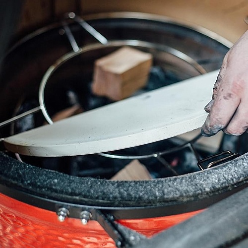 Отсекатель жара Kamado Joe керамический (пластины полукруглые), для Classic Joe Отсекатель жара Kamado Joe керамический (пластины полукруглые), для Classic Joe