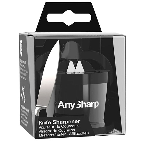 Точилка для ножей AnySharp PRO корпус металл, цвет вольфрам Точилка для ножей AnySharp PRO корпус металл, цвет вольфрам