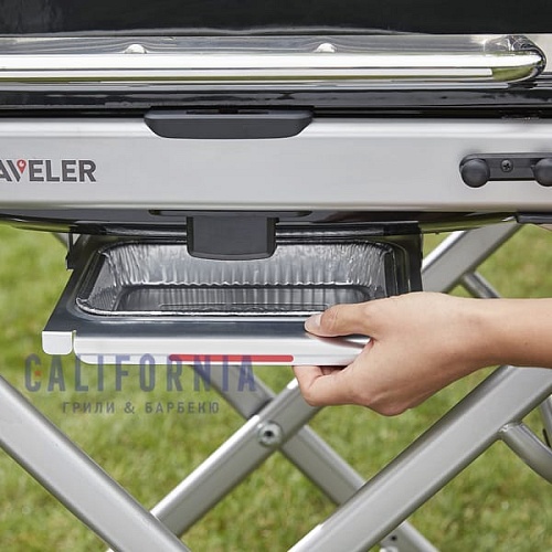 Газовый портативный гриль Weber Traveler черный Газовый портативный гриль Weber Traveler черный