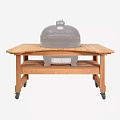 Стол Primo из лиственницы для грилей OVAL 300 и 400 Стол Primo из лиственницы для грилей OVAL 300 и 400