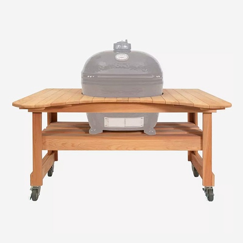 Стол Primo из лиственницы для грилей OVAL 300 и 400 Стол Primo из лиственницы для грилей OVAL 300 и 400