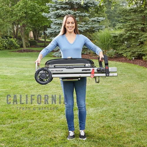 Газовый портативный гриль Weber Traveler черный Газовый портативный гриль Weber Traveler черный