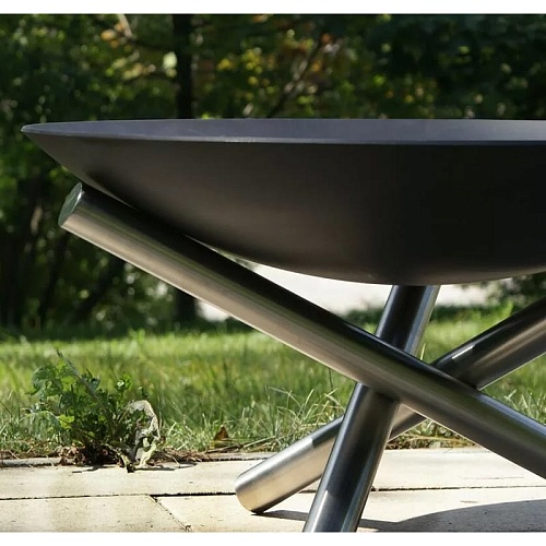 Очаг садовый стальной UFire PL-02 на основании (80 см.) Очаг садовый стальной UFire PL-02 на основании (80 см.)