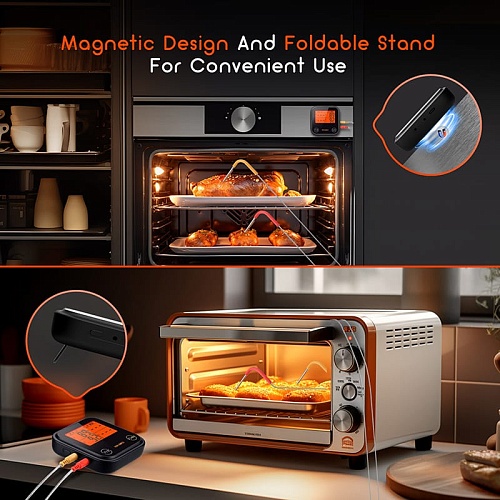 Термометр InkBird IDT-34EBW цифровой беспроводной, Bluetooth+Wi-Fi, 4 щупа (USB Type C) Термометр InkBird IDT-34EBW цифровой беспроводной, Bluetooth+Wi-Fi, 4 щупа (USB Type C)