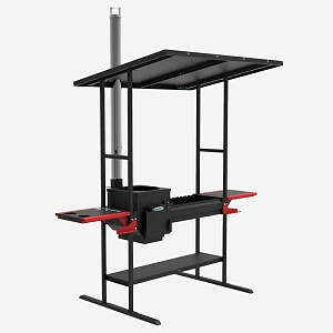 Печь-мангал Grillver Искандер-360 Инклайн new Печь-мангал Grillver Искандер-360 Инклайн new