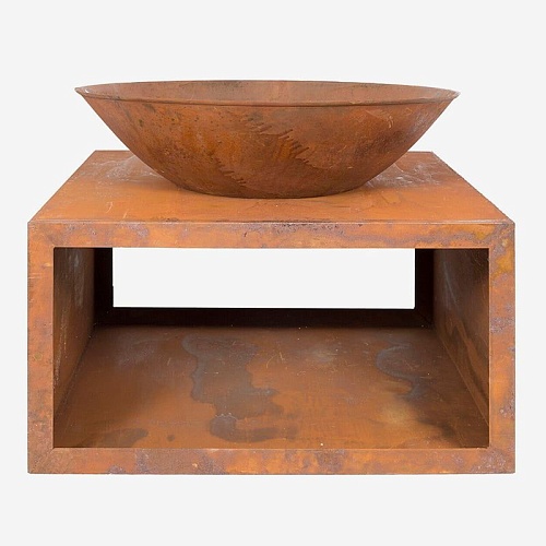 Чаша для костра с большой дровницей La Hacienda Moho (сталь) Чаша для костра с большой дровницей La Hacienda Moho (сталь)