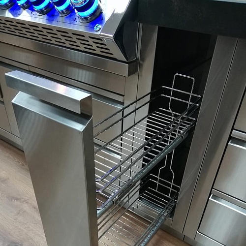 Тумба ONTARIO универсальная для приправ (44 см.) (нерж. сталь) Тумба ONTARIO универсальная для приправ (44 см.) (нерж. сталь)