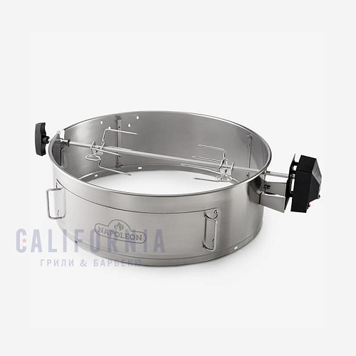 Вертел Napoleon с 2-мя зажимами и электромотором для грилей 57 см. Вертел Napoleon с 2-мя зажимами и электромотором для грилей 57 см.