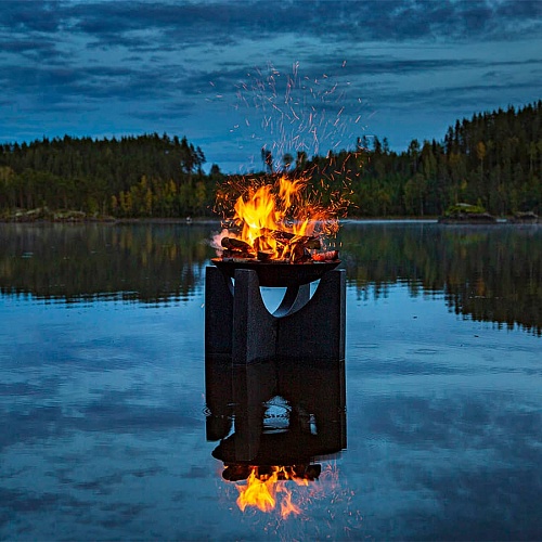 Чаша для костра чугунная Concretika PREMIUM S60 (на высоком основании) Чаша для костра чугунная Concretika PREMIUM S60 (на высоком основании)