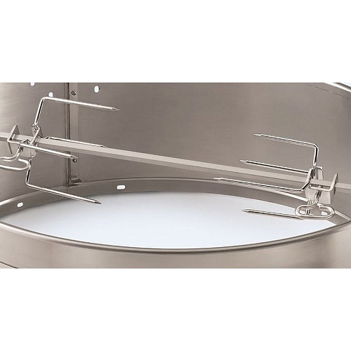 Вертел Napoleon с 2-мя зажимами и электромотором для грилей 57 см. Вертел Napoleon с 2-мя зажимами и электромотором для грилей 57 см.