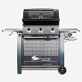 Газовый гриль Sahara S375 стальной+дымчатый (с конфоркой) Газовый гриль Sahara S375 стальной+дымчатый (с конфоркой)