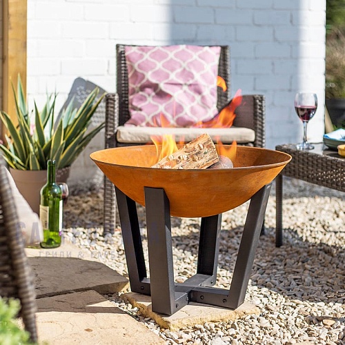 Чаша для костра La Hacienda Icarus Medium (чугун, сталь) Чаша для костра La Hacienda Icarus Medium (чугун, сталь)