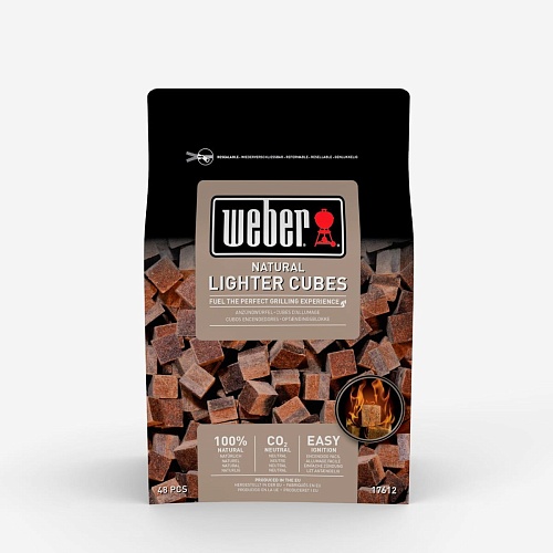 Кубики для розжига Weber, натуральные Кубики для розжига Weber, натуральные
