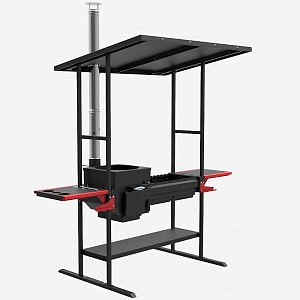 Печь-мангал Grillver Искандер-400 Инклайн Эйр new Печь-мангал Grillver Искандер-400 Инклайн Эйр new