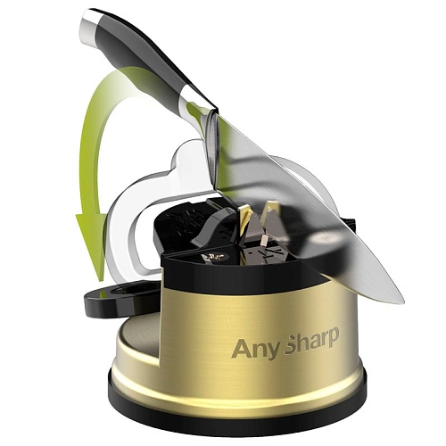 Точилка для ножей AnySharp PRO EXCEL корпус металл, цвет матовый золотой Точилка для ножей AnySharp PRO EXCEL корпус металл, цвет матовый золотой
