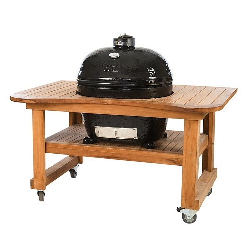 Стол Primo из лиственницы для грилей OVAL 300 и 400 Стол Primo из лиственницы для грилей OVAL 300 и 400