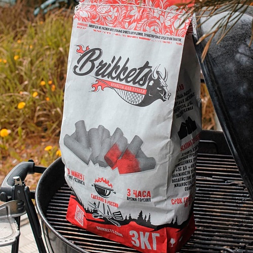 Угольные брикеты Brikkets, 3 кг. Угольные брикеты Brikkets, 3 кг.