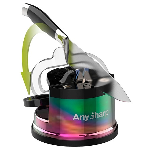 Точилка для ножей AnySharp PRO корпус металл, цвет глянцевый радужный Точилка для ножей AnySharp PRO корпус металл, цвет глянцевый радужный