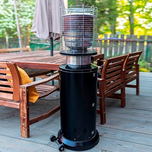 Обогреватель уличный газовый инфракрасный La Hacienda T1 Professional, черный Обогреватель уличный газовый инфракрасный La Hacienda T1 Professional, черный
