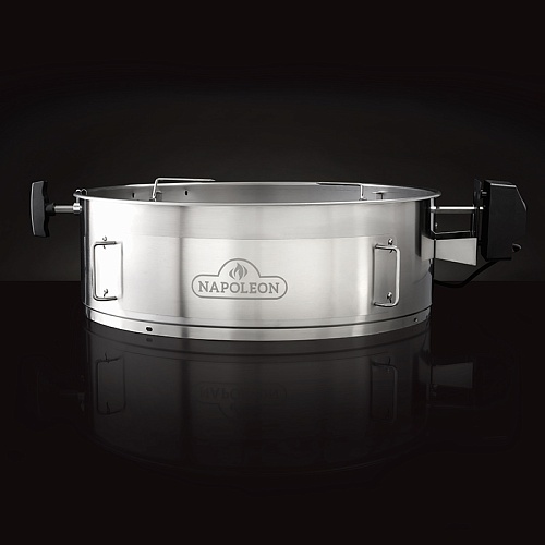 Вертел Napoleon с 2-мя зажимами и электромотором для грилей 57 см. Вертел Napoleon с 2-мя зажимами и электромотором для грилей 57 см.