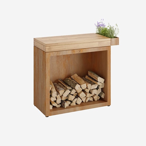 Большой стол с поленницей OFYR Большой стол с поленницей OFYR