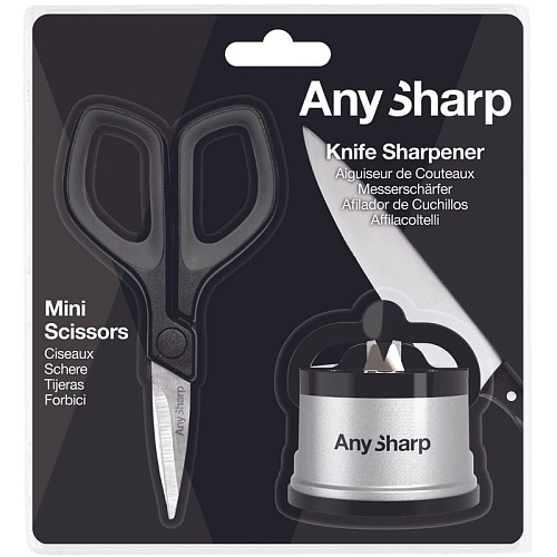 Точилка для ножей AnySharp Premium и ножницы Mini Scissors Точилка для ножей AnySharp Premium и ножницы Mini Scissors