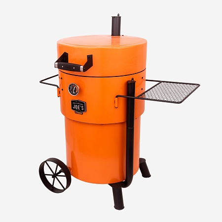 Коптильня угольная Oklahoma Joe's Drum Bronco PRO (оранжевая)