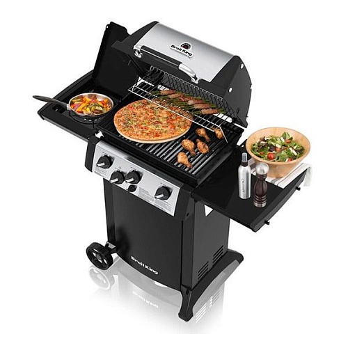 Газовый гриль Broil King Gem 330 черный (с конфоркой) Газовый гриль Broil King Gem 330 черный (с конфоркой)