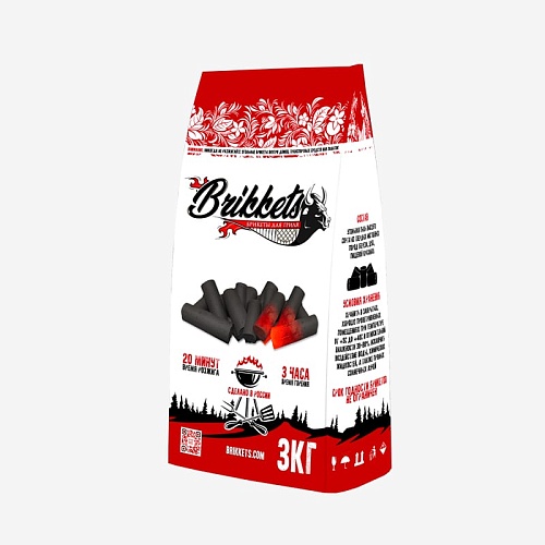 Угольные брикеты Brikkets, 3 кг. Угольные брикеты Brikkets, 3 кг.