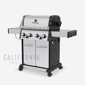 Газовый гриль Broil King Baron S 490 IR стальной (с ИК горелкой) Газовый гриль Broil King Baron S 490 IR стальной (с ИК горелкой)