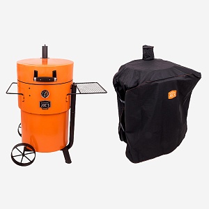 Коптильня угольная Oklahoma Joe's Drum Bronco Limited Edition (оранжевая) Коптильня угольная Oklahoma Joe's Drum Bronco Limited Edition (оранжевая)