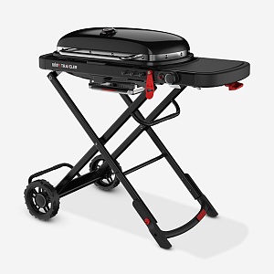 Газовый портативный гриль Weber Traveler Stealth Edition черный Газовый портативный гриль Weber Traveler Stealth Edition черный