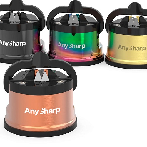 Точилка для ножей AnySharp PRO корпус металл, цвет глянцевый радужный Точилка для ножей AnySharp PRO корпус металл, цвет глянцевый радужный