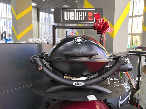 Газовый гриль Weber Q1200 черный Газовый гриль Weber Q1200 черный